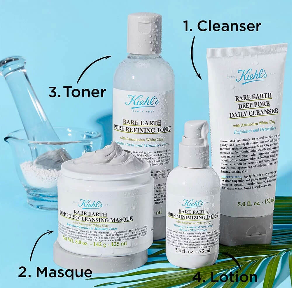 Kiehl's,Rare Earth Deep Pore Daily Cleanser,Kiehl's Rare Earth Deep Pore Daily Cleanser 30ml