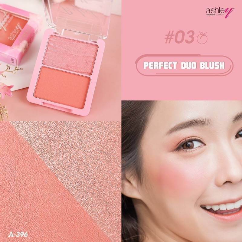 Ashley,Ashley Perfect Duo Blush,Perfect Duo Blush,บลัชออน,ชิมเมอร์