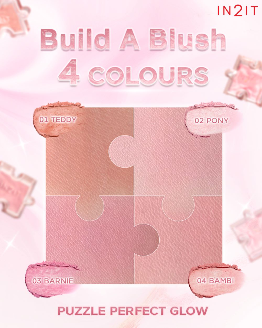IN2IT Build a Blush #01 Teddy 2g,IN2IT Build a Blush ราคา , IN2IT Build a Blush  รีวิว , IN2IT Build a Blush สวยไหม , IN2IT Build a Blush สี ,IN2IT