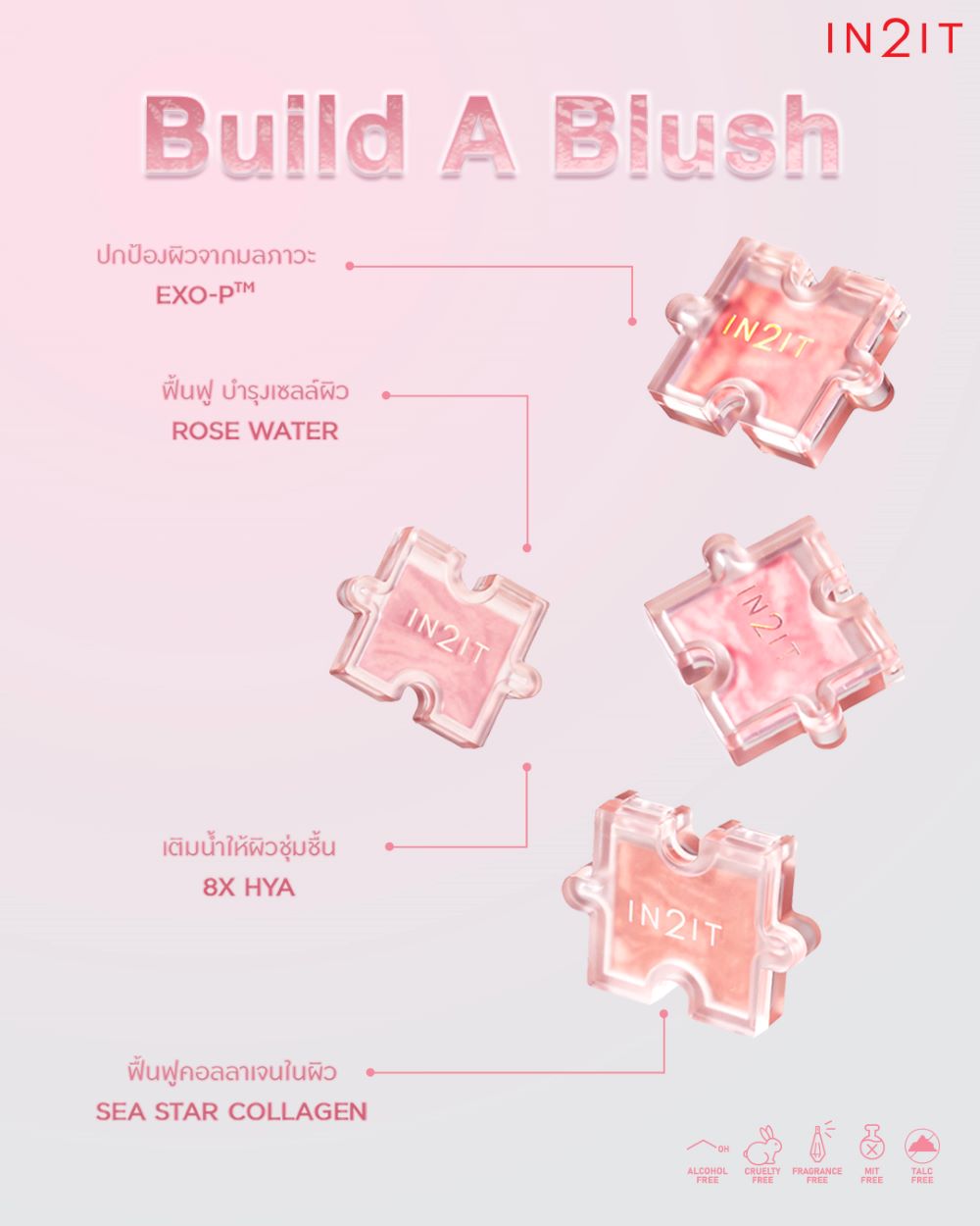 IN2IT Build a Blush #01 Teddy 2g,IN2IT Build a Blush ราคา , IN2IT Build a Blush  รีวิว , IN2IT Build a Blush สวยไหม , IN2IT Build a Blush สี ,IN2IT
