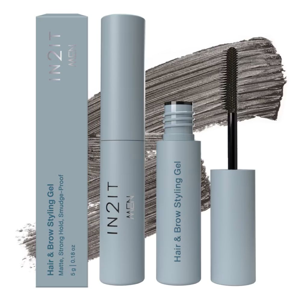 IN2IT Men Hair Brow Styling Gel 5g #02 Dark Grey , IN2IT Men ,IN2IT,IN2ITราคา , IN2IT รีวิว ,IN2IT Men 